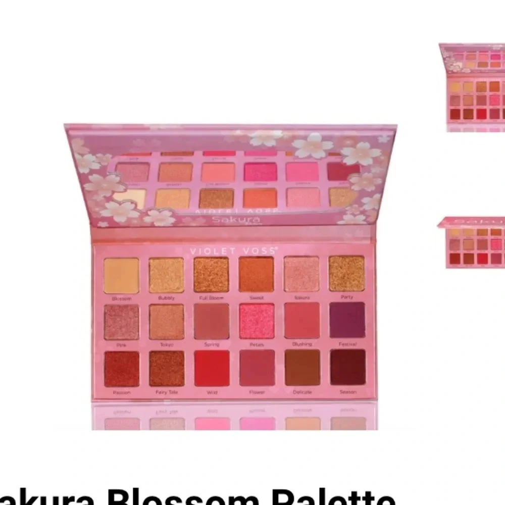 Violet Voss Sakura eyeshadow palette new in box casual pink fall makeup